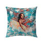 Sunset Serenity Outdoor Pillow Catch The Coastal Calm - Beyond T-shirts